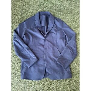 Mens Lululemon New Venture Blazer Navy Blue Size L